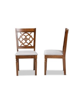 Renaud Modern and Contemporary Wood Dining Chair Set, 2 Piece