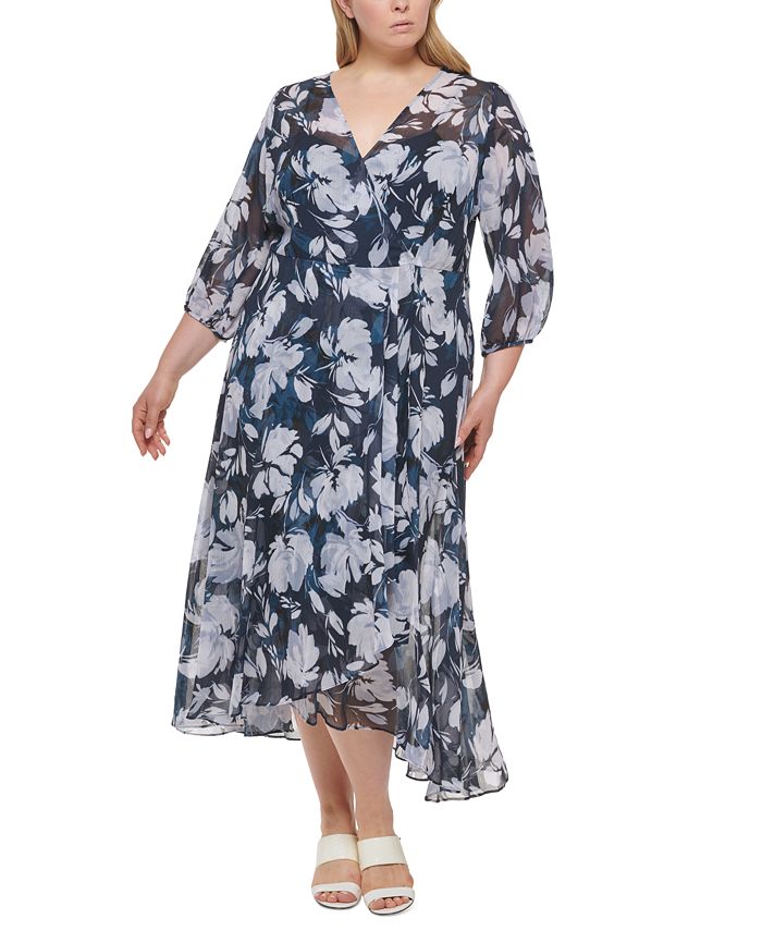 Calvin klein plus online size maxi dresses