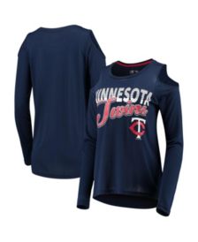 Men's Stitches White Minnesota Twins Cooperstown Collection Wordmark V-Neck  Jersey