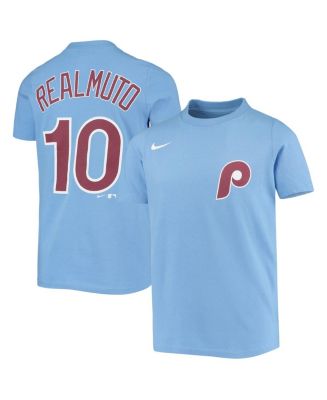Nike Big Boys Jt Realmuto Light Blue Philadelphia Phillies Player Name and  Number T-shirt - Macy's