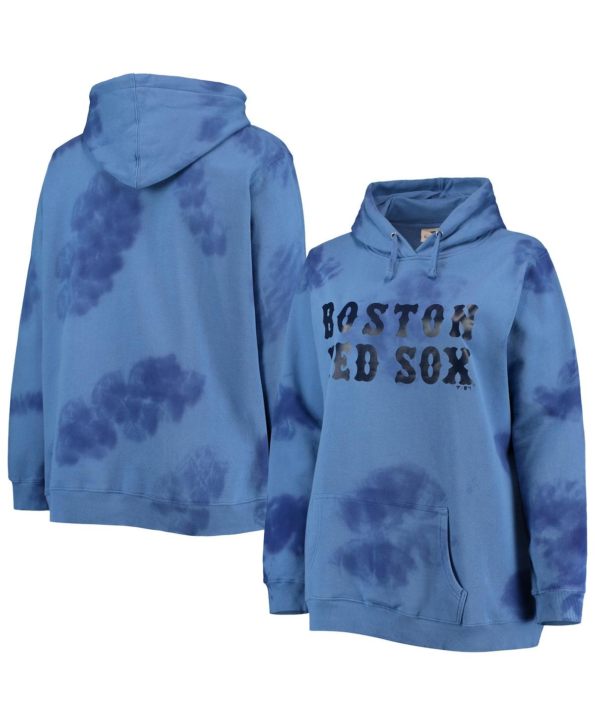 PROFILE WOMEN'S NAVY BOSTON RED SOX PLUS SIZE CLOUD PULLOVER HOODIE