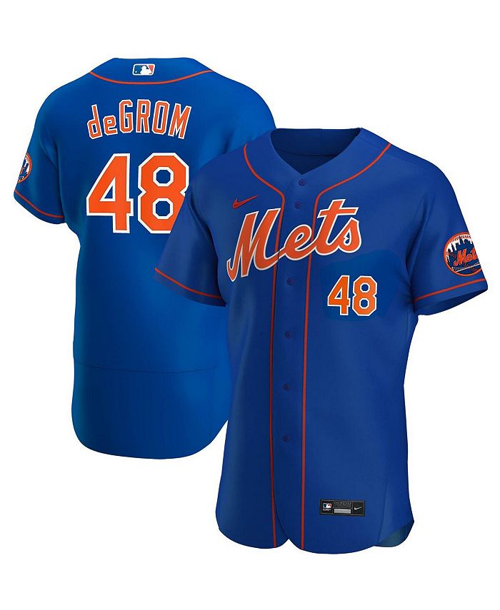 Nike Men's Jacob deGrom Royal New York Mets Alternate Authentic