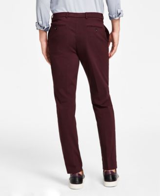 Men's Modern-Fit Stretch Dress Fall Pants