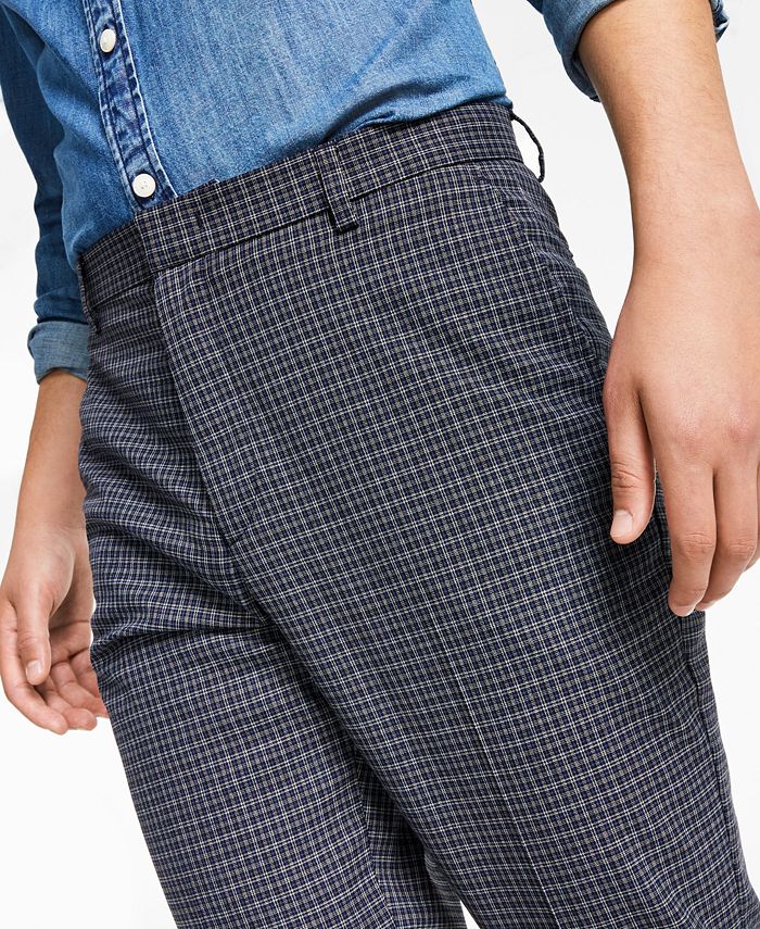 Tommy Hilfiger Men's ModernFit TH Flex Stretch Patterned Performance