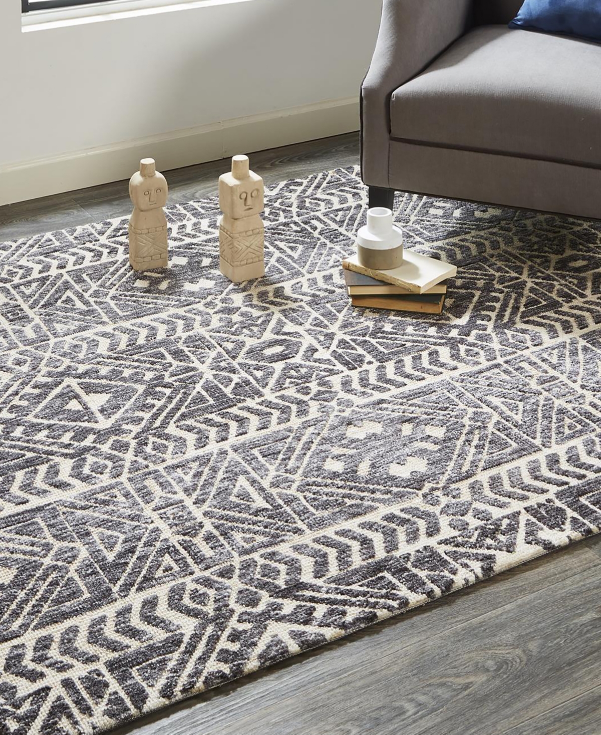 Feizy Colton R8627 Area Rug - Ivory