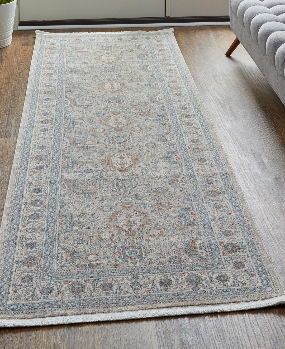 Feizy Marquette R3761 2'8" x 10' Runner Area Rug