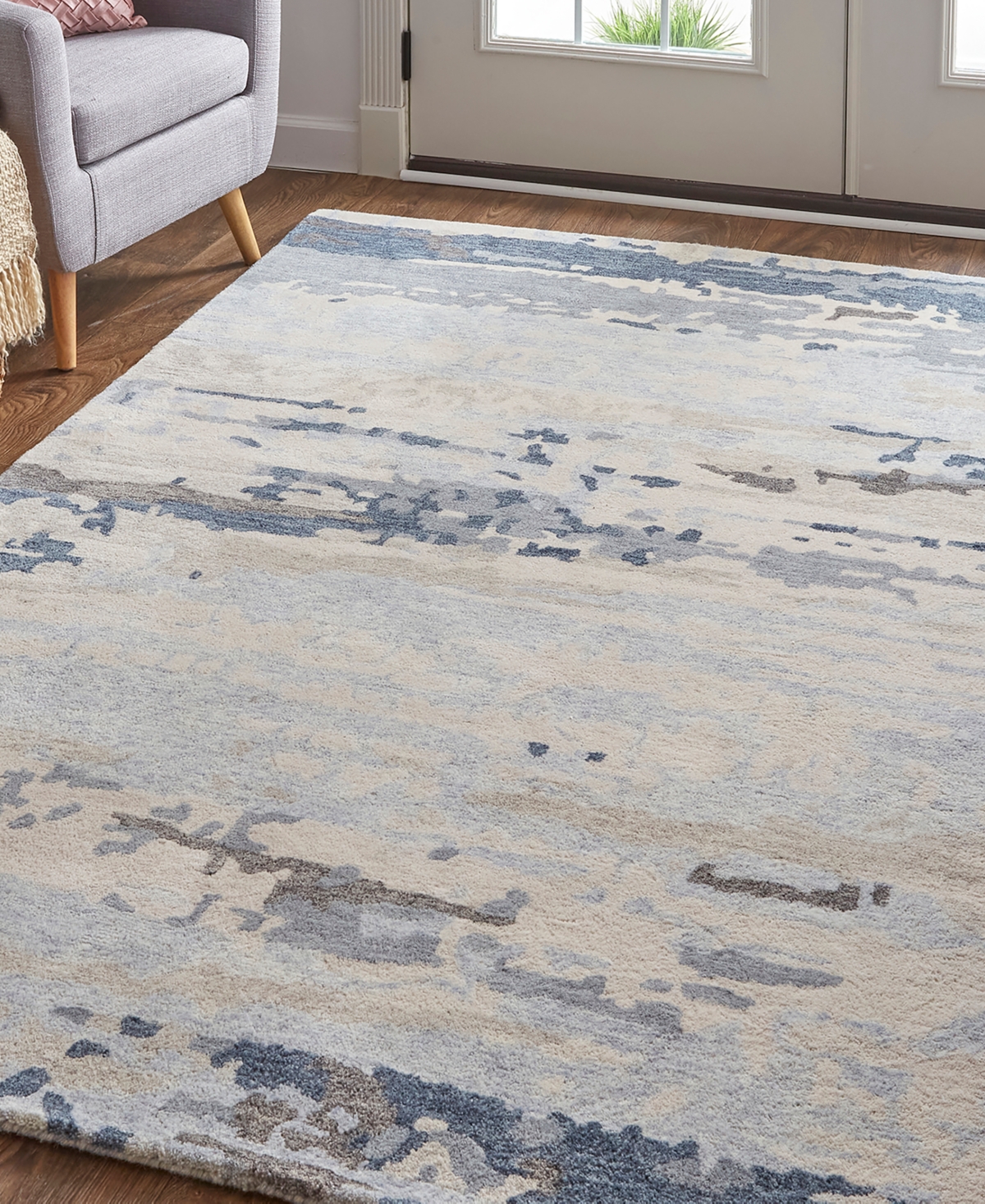 Feizy Everley R8647 Area Rug - Ivory