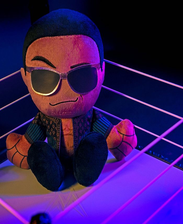 Bleacher Creatures WWE Old School Rock Kuricha Plush Soft Chibi