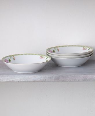Poppy Place Set of 4 Soup Bowls, 7.50", 12 oz.