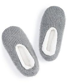 Women's Faux Fur Slipper Socks, Created for Macy's