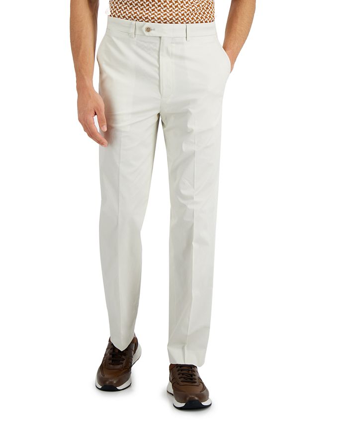 Nautica Men's Modern-Fit Stretch Cotton Solid Suit - Macy's
