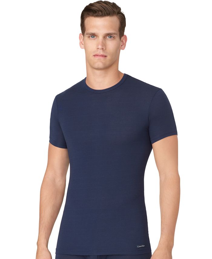 Calvin Klein men's micro-modal basic Undershirt u5551 & Reviews - Underwear  & Socks - Men - Macy's