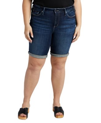 Women's Plus Size Shorts - Macy's