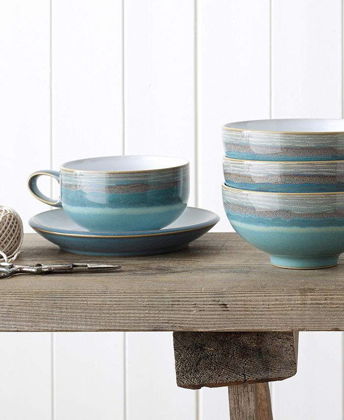 Denby Dinnerware, Azure Coastal Tea Cup Macy's