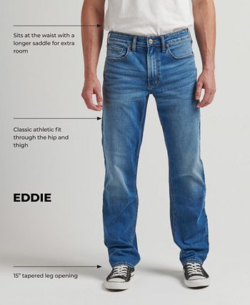 Silver Jeans Co. Men's Eddie Relaxed Fit Taper Jeans & Reviews - Jeans ...