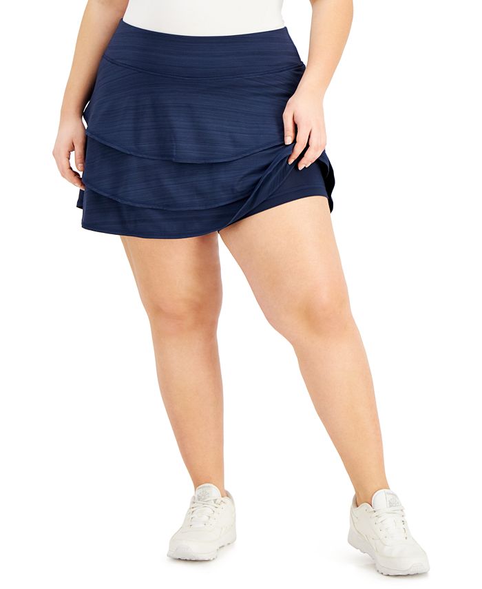 ID Ideology Plus Size Ruffled Skort Created for Macy s Macy s