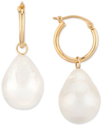 macys baroque pearl earrings