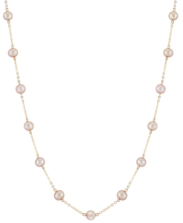 Macy's Pink Cultured Freshwater Pearl (5mm) 18