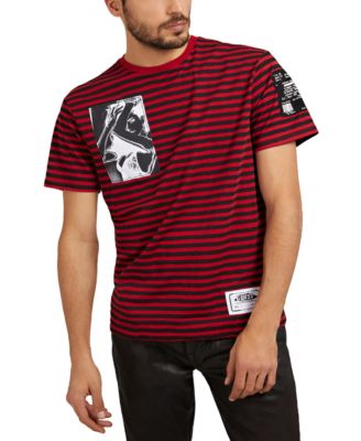 striped guess tee