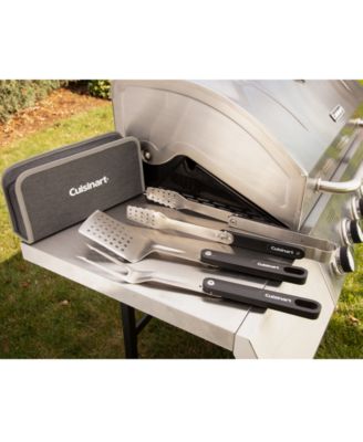 4-Piece Folding Grill Tool Set