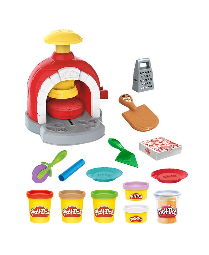 Play-Doh Kitchen Creations Pizza Oven Playset, 14 Piece - Macy's