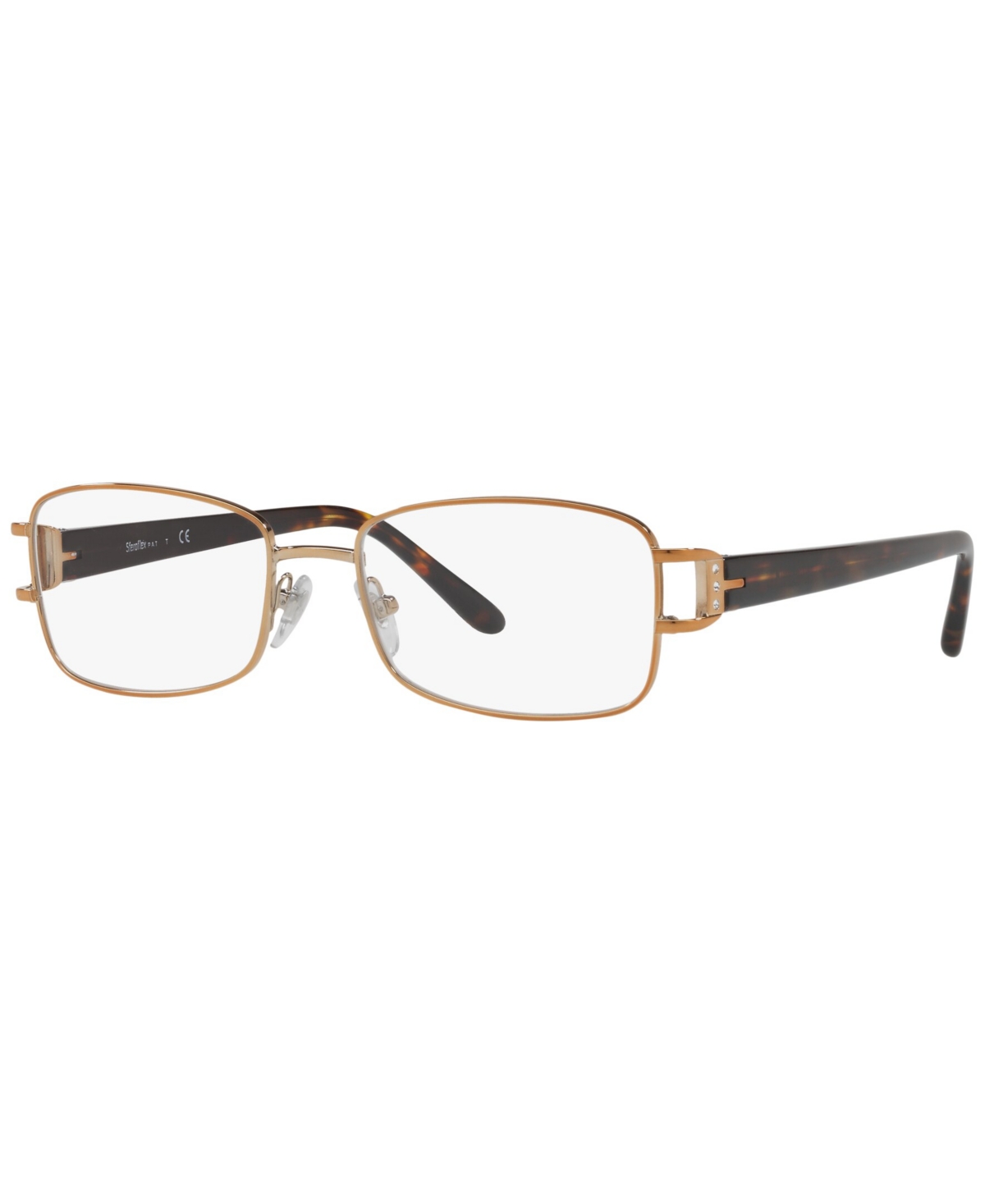 SF2597B Unisex Rectangle Eyeglasses - Light Copper