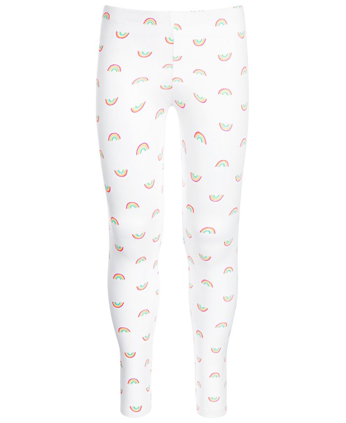 Epic Threads Little Girls RainbowPrint Leggings, Created For Macy's