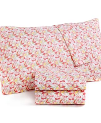 Martha Stewart Collection - Wild Blossoms 300 Thread Count Full Sheet Set