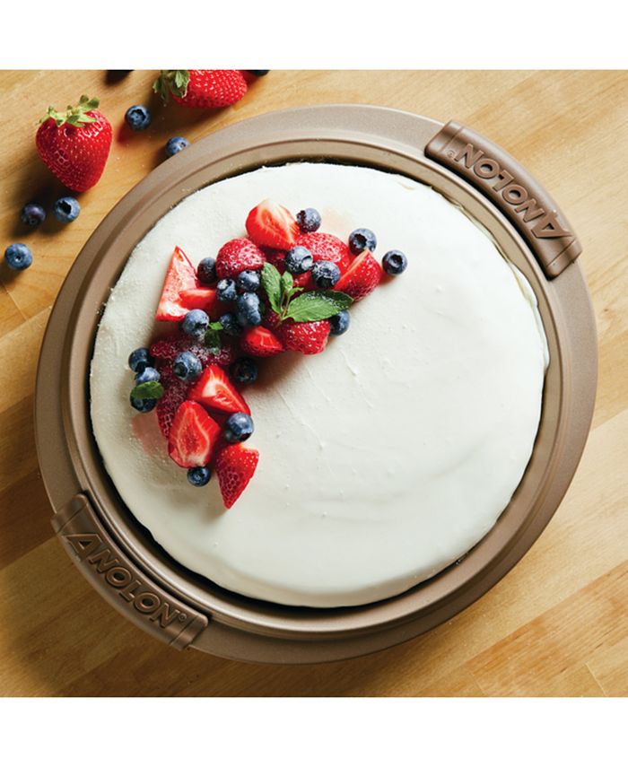 Anolon Advanced Bronze Nonstick Bakeware 9" Round Cake Pans, Set of 2