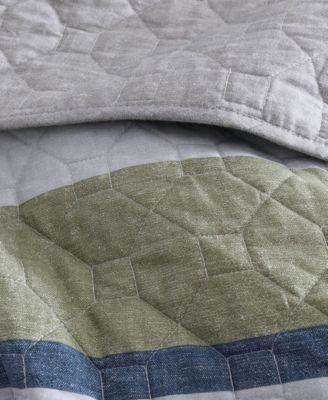 Ladder Stripe 2-Pc. Quilt Set, Twin