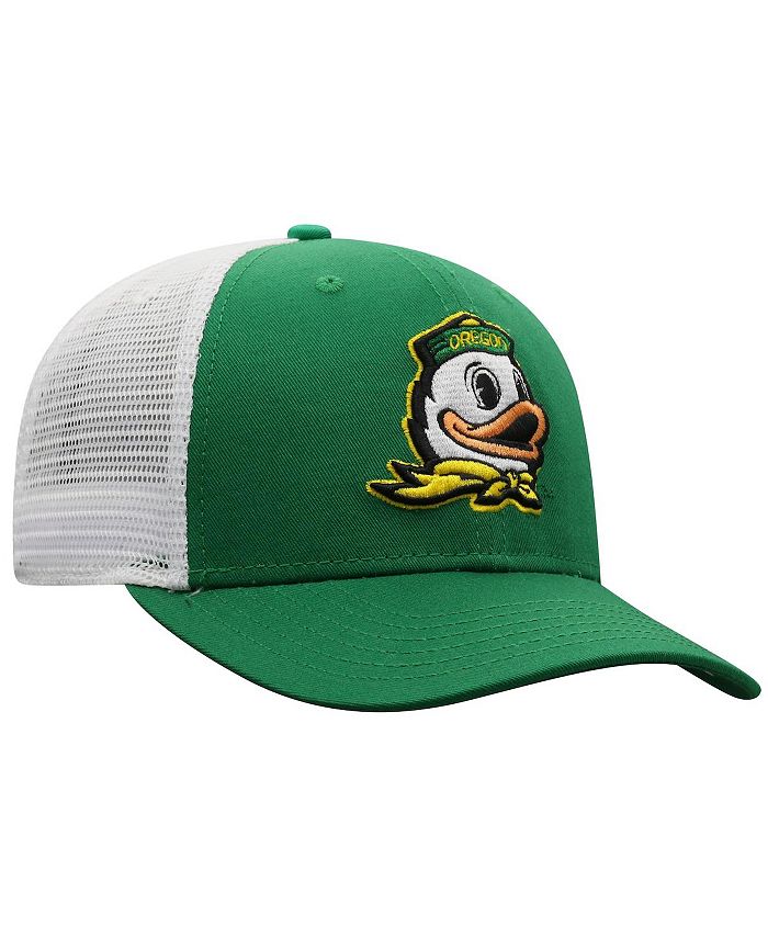 Top of the World Men's Green, White Oregon Ducks Trucker Snapback Hat ...