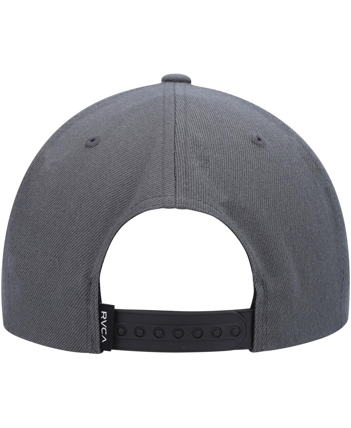 Shop Rvca Men's  Graphite Va Patch Adjustable Snapback Hat