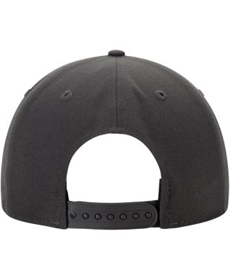 Men's Charcoal Black Panther Wakanda Forever Adjustable Snapback Hat