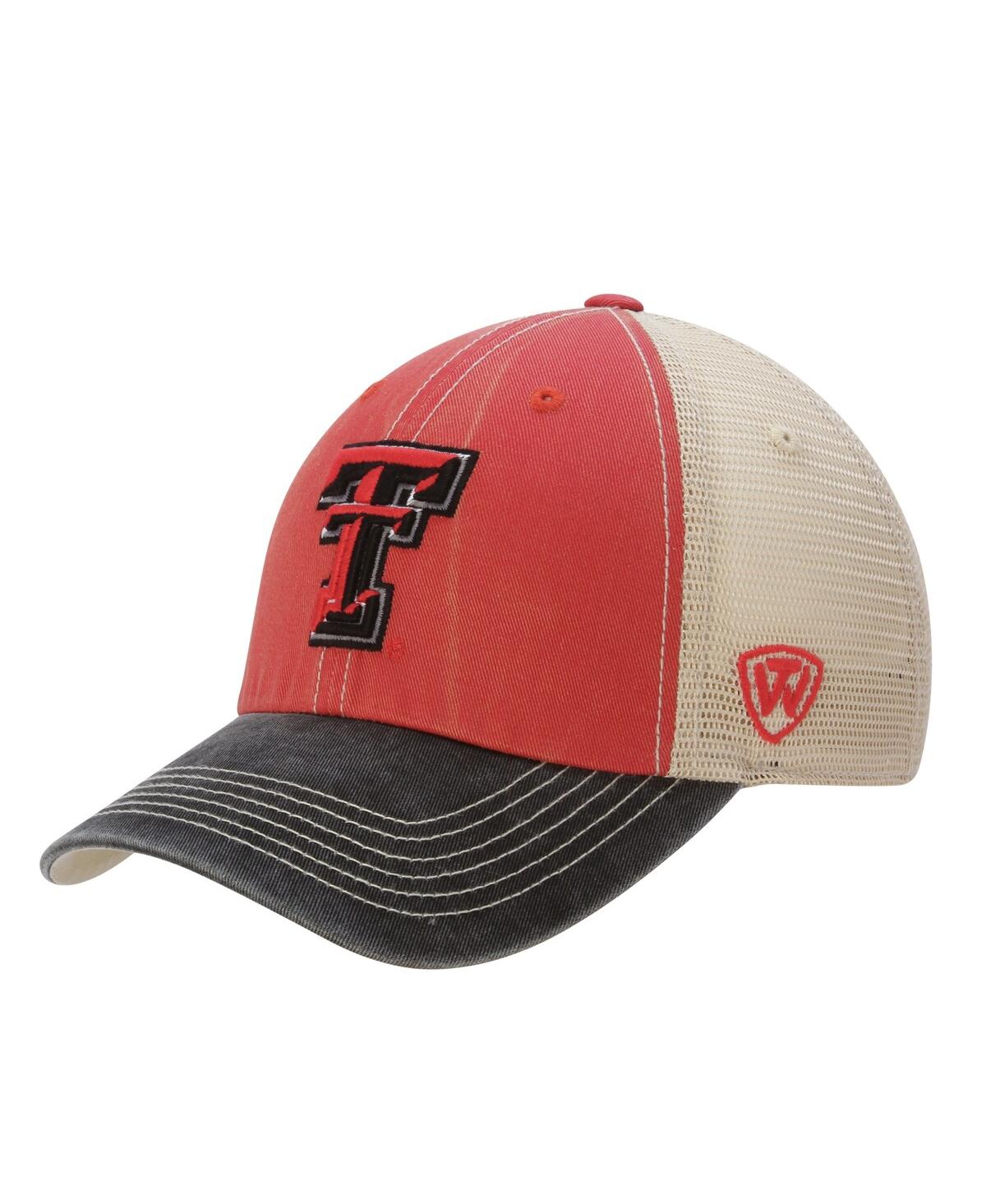 Top Of The World Men's Texas Tech Red Raiders  Offroad Trucker Adjustable Hat In Red
