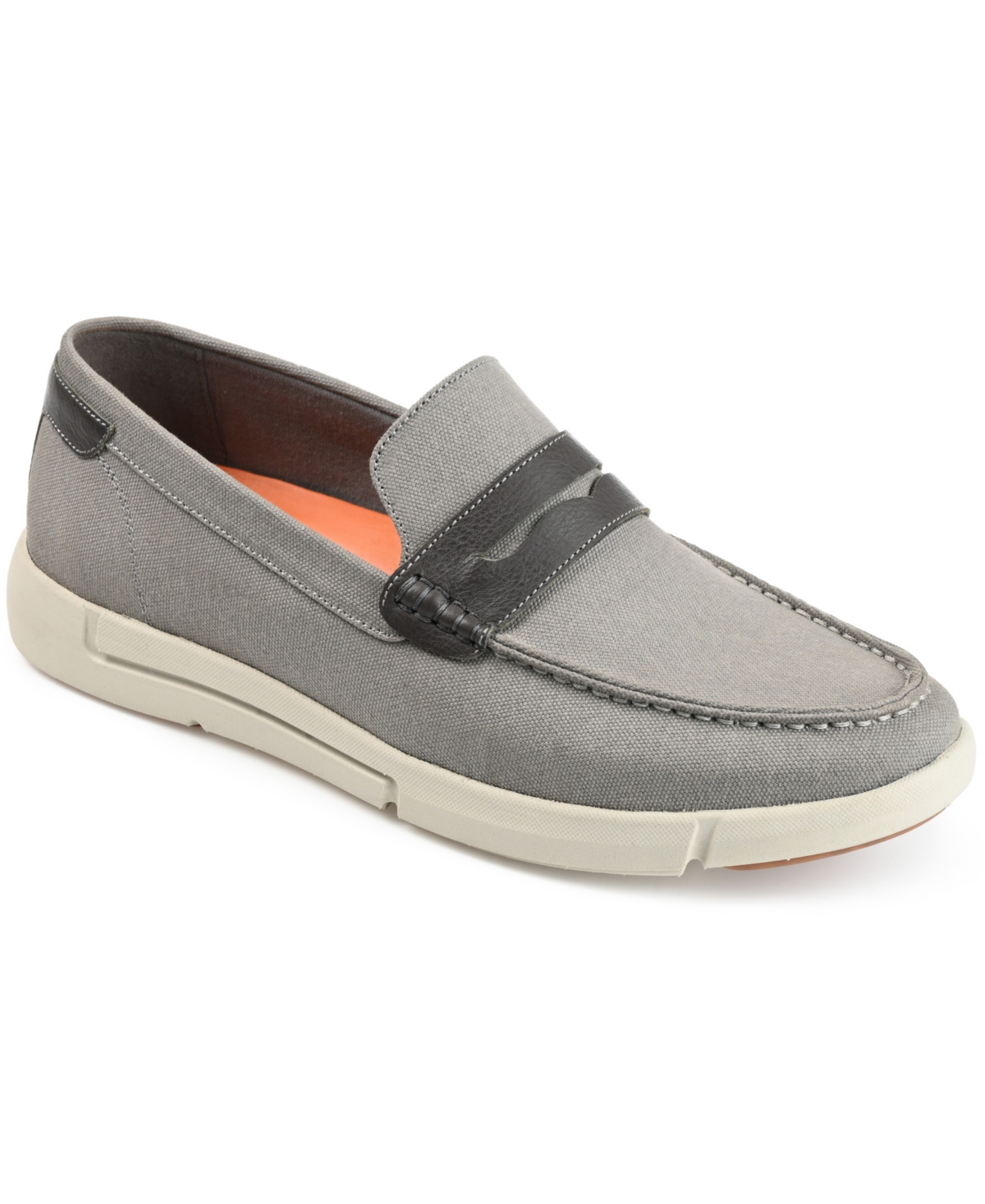 Men's Tevin Textile Loafers - Gray