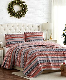 Cozy Cottage Oversized 3 Piece Quilt Set, King or California King