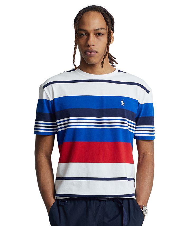 Polo Ralph Lauren Men's Classic-Fit Striped Jersey T-Shirt & Reviews -  T-Shirts - Men - Macy's