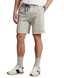 Men's 8-Inch Distressed Fleece Shorts 