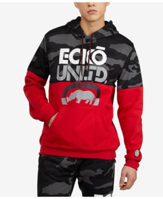 Tall Big Beaux Hoodie In Camo Red 
