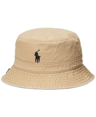 polo tan bucket hat