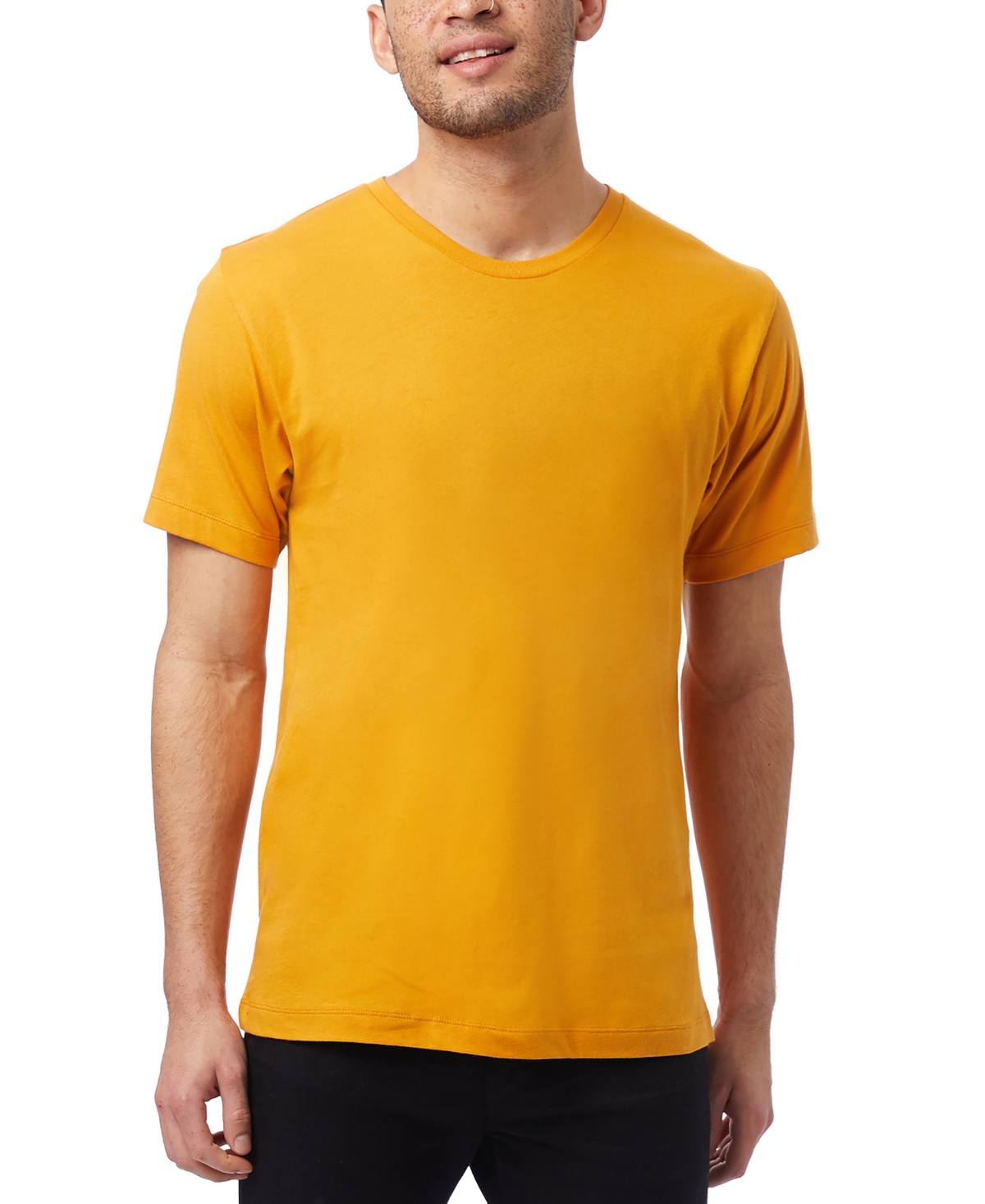 Alternative Apparel Men's Short Sleeves Go-to T-shirt In Stay Gold