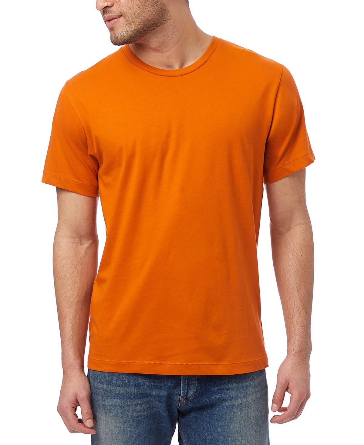 Shop Alternative Apparel Men's Short Sleeves Go-to T-shirt In Burnt Orange