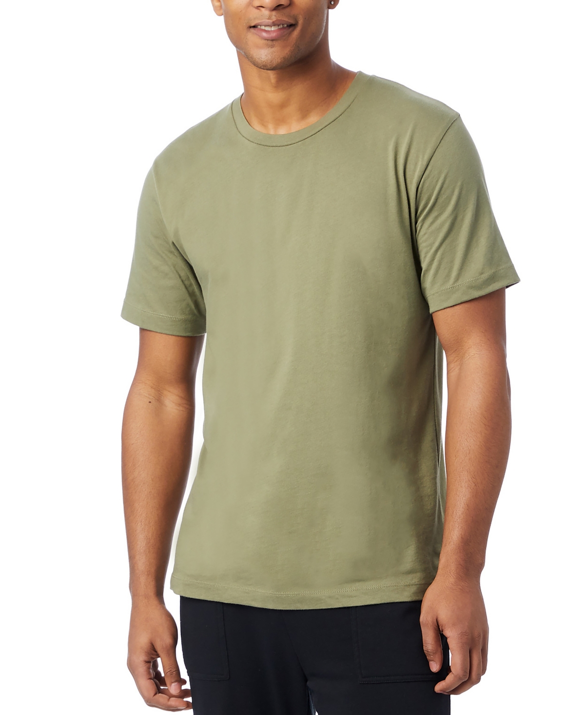 Alternative Apparel Men's Short Sleeves Go-to T-shirt In Military-inspired