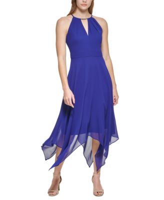 knee length dresses for ladies Petal and Pup Women's Anabelle Halter Neck Midi Dress main image 1
