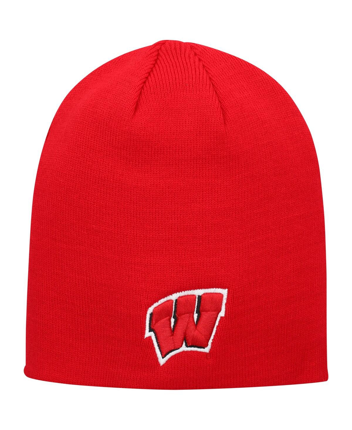 Top Of The World Men's  Red Wisconsin Badgers Ezdozit Knit Beanie
