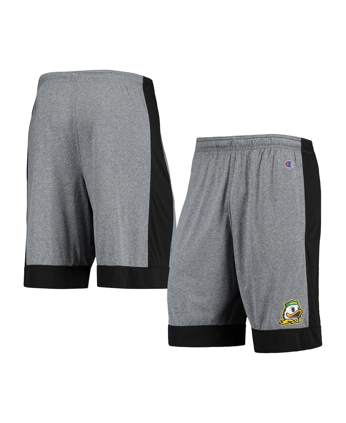 Shop Knights Apparel Men's Gray Oregon Ducks Outline Shorts