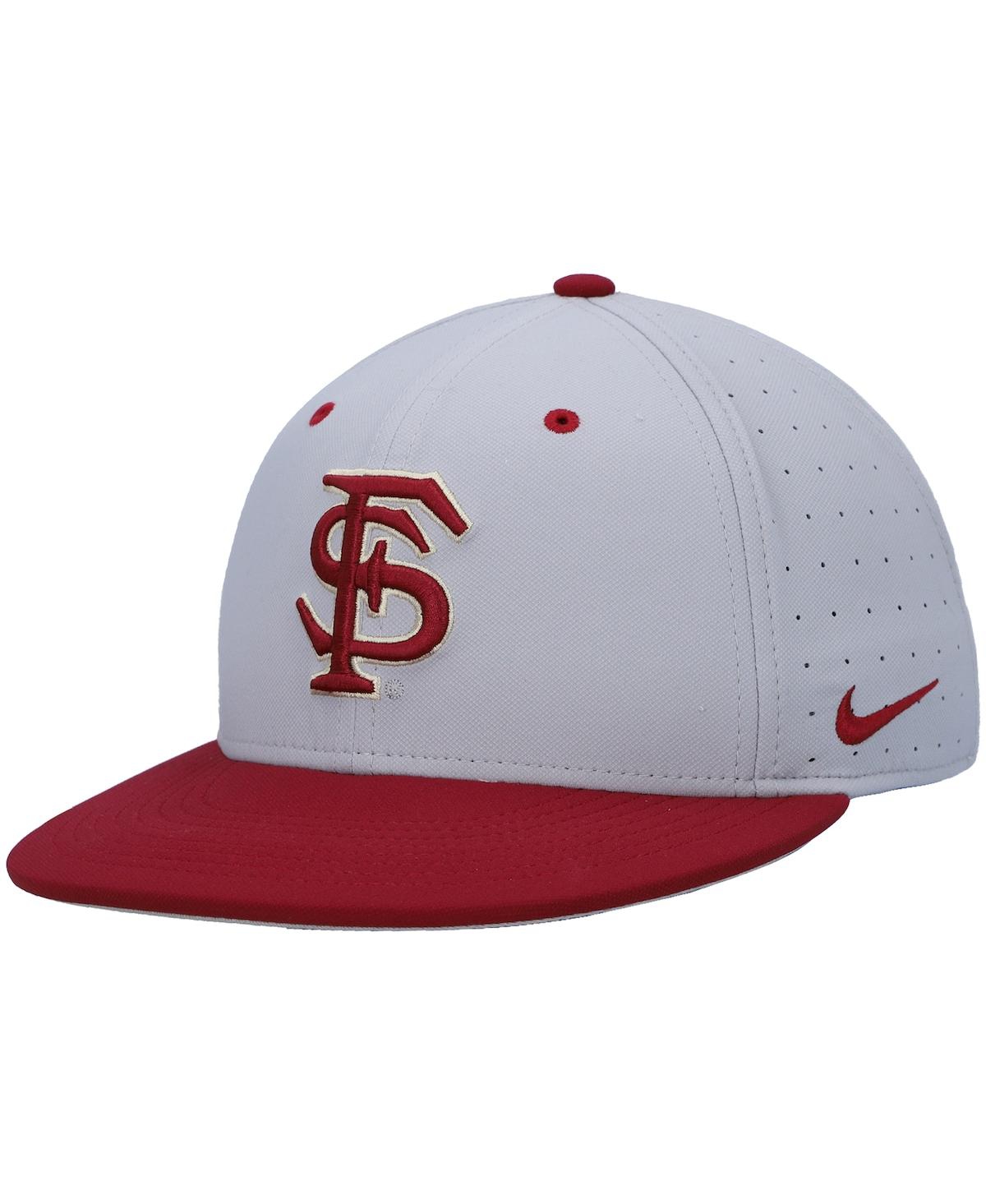 Men's Nike Gray, Garnet Florida State Seminoles True Performance Fitted Hat