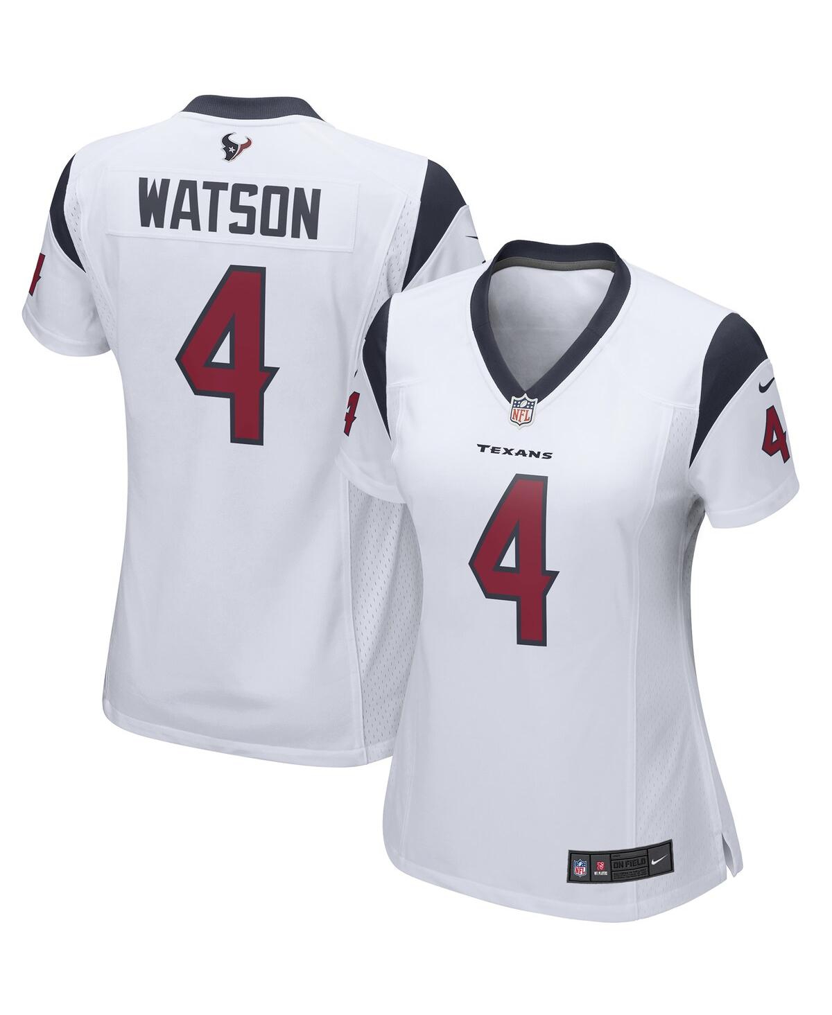Women's Deshaun Watson Houston Texans Nike Women's Player Game Jersey -- White