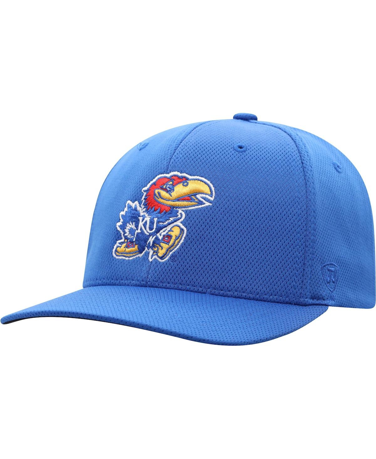 Shop Top Of The World Men's  Royal Kansas Jayhawks Reflex Logo Flex Hat