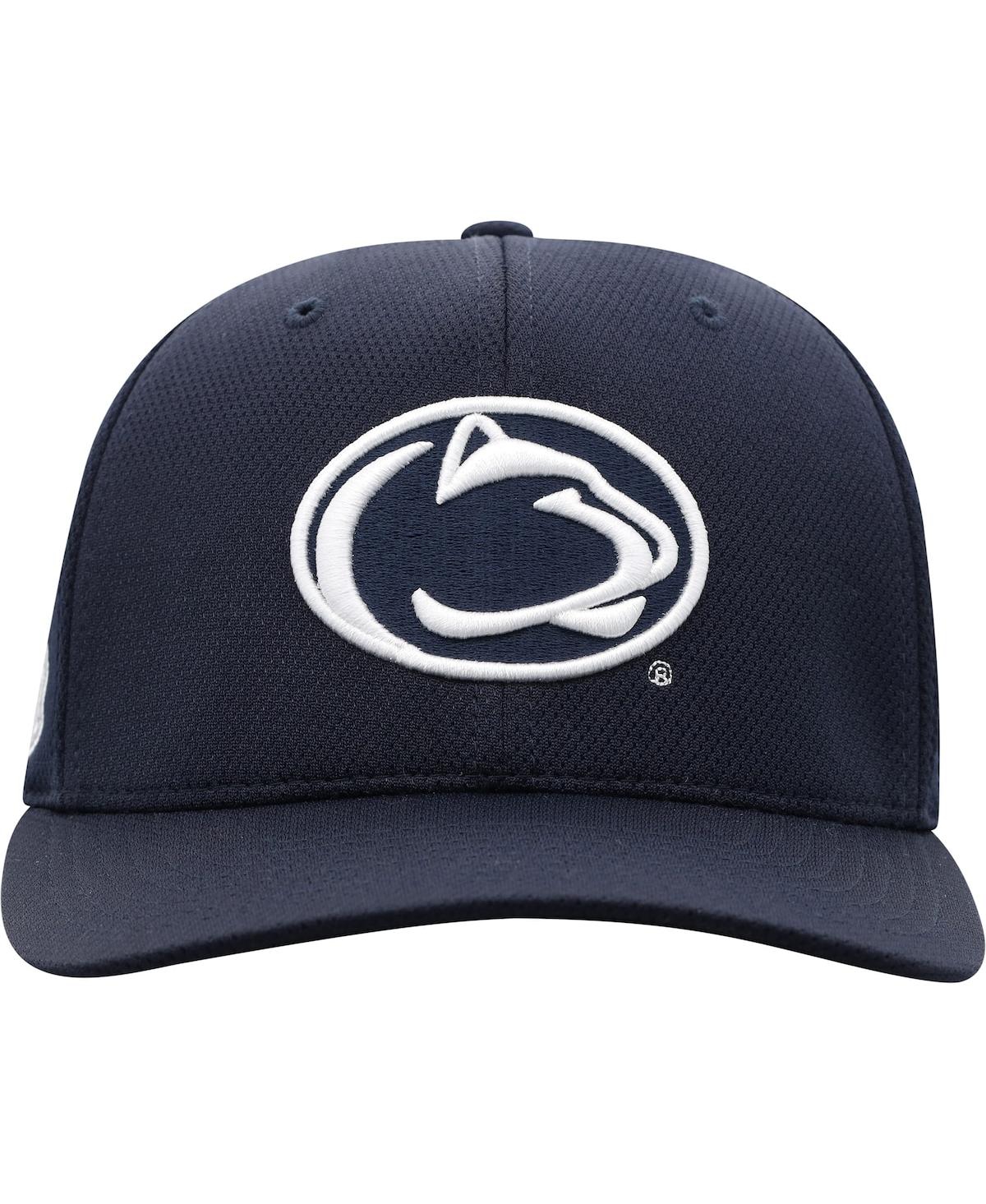 Shop Top Of The World Men's  Navy Penn State Nittany Lions Reflex Logo Flex Hat